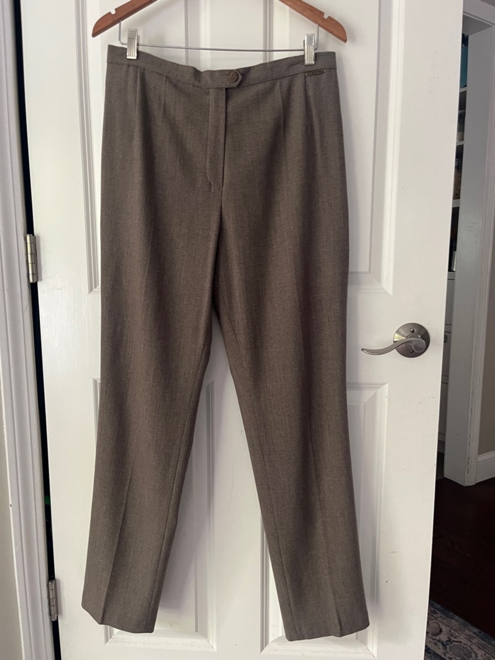 Vintage Geiger Collections Made in Austria Gray Wool Pants 44” Waist Trousers
